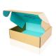 Costume 4 CMYK Colors Recycled Packaging Box Colored Corrugated Mailing Boxes