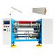 Food Packaging Semi Automatic Double Station Cling Film Baking Paper Aluminum Foil Roll Rewinding Machine