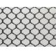 Grey Architectural Metal 10m Fireplace Wire Mesh Curtain Aluminum Alloy