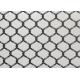 Grey Architectural Metal 10m Fireplace Wire Mesh Curtain Aluminum Alloy