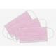 Pink Non Woven Face Mask 3 Ply Earloop Style High Bacteria Filtration