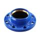 PN16 Blue Ductile Iron Quick Flange Adaptor For PVC Pipe
