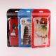 k Cell Phone Case Colorful Zipper Packaging Bag With Clear Window for Phone Case Packaging