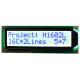 RoHS COB STN LCD Display 2X16 Characters Industrial LCD Display