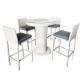 Hot Selling Outdoor Furniture Bar Set Durable Rattan Wicker Bar Stool And Chairs Poly Rattan Round Bar furniture Set