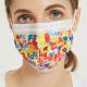 Fashion printing Tie-dye Anti Odor 3ply Disposable Non Woven Printed Face Mask Protective Face Mask Medical/ Dental mask