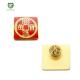 Decorative Lapel Pins with screen printing& logo back stamp for man coat