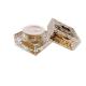 30g 50g Acrylic Gold Cream Jar for Skincare Cream Plastic Jar Eco-friendly and Design