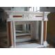 marble fireplace mantel for home decoration