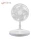 Plastic USB Rechargeable Foldable Fan Wireless With 3.7V 10000mAh Battery