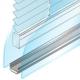 6-40A Aluminum Insulating Glass Window Spacer Bar Ideal for Energy- Windows and Doors
