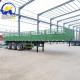 3 Axles 13m Animal Livestock Fence Semi Trailer with Fuwa Axle and 12.00r20 Tires