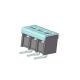 1*3P 7.62 Barrier Terminal Block Connector C Type With DIP=6.3 PA66 BlacK SN Plated