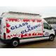 Colourful 3M Avery Bus Stickers , High Durability PVC Vinyl Wrap