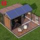 Modular Prefabricated Tiny Container House with Detachable Container Solar Panels