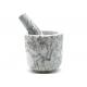 Marble Stone Mortar And Pestle Crush Spices Garlic Herb Spice Grinder