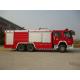 Multi-Function 6x4 Drive Dry Powder And Foam Fire Truck 64L/S Roof Monitor