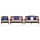 Latest European American Design Furniture Living Room Sets Leather Sofa Set