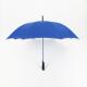 Double Canopy Straight Handle Umbrella Blue Plastic J Handle Custom Logo