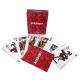 Custom personalized deck of advertisement playing cards round corner