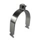 Carbon Steel Q235 Material 167-170mm Quick Connect 6 Pipe Clamps Without Bushing