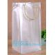 PVC Wine cooler bag chiller Gift bags Thick ice bag, Durable plastic pvc water resistant chiller cooler wine bottle ice