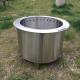 45.5cm Stainless Smokeless Wood Fire Pit Double Wall