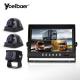 school bus truck 24V car camera security system with monitor car rear view backup reverse camera system