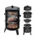 18 Height Outdoor Cooking Grills Portable Charcoal Grill 3 In 1 Multifunction