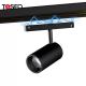3000K 7 Watt Indoor Magnetic Track Lights Folding Black Ceiling Light Adjustable