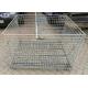 Industrail Wire Mesh Pallet Cages , Warehouse Folding Wire Mesh Storage Boxes