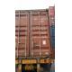 Red Steel 20 Foot Second Hand Steel Storage Containers Volume 33 Cbm