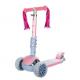 Kids Skate Kick Scooter With Cute Tassels Macaroon Color For Age 3-6