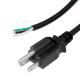 Stripped And Tinned To NEMA 515P 3pin Electric Power Cord For Home Appliance