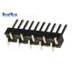 10pin Single Row 500VAC PA6T SMD Male Header Connector