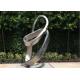 Metal Modern Outdoor Stainless Steel Garden Ornaments With Matt Finish