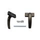 Door And Window Lock Lever Handle With 91mm Shaft Polished Finish