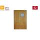 BS Standard Unequal Leaf 1 Hour Rated Fireproof Wooden Doors/ Perlite Board Filler