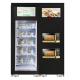Smart Fridge Vending Machine With Microeaves For Hot Food Meal.Snack Drink Salad Vending Machine With Card  Reader
