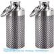 Keychain Pill Holder (2 Pack), Titanium Minsize Waterproof Pill Container/ Case For Purse Or Pocket, Portable Small