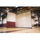 Interior Decorative Aluminium Profile Operable Gymnasium Wooden Movable Partition Wall