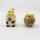 Bee Gnome And Beehive Ceramic Salt Pepper Shakers Crafts For Home Decoration
