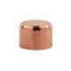 Threaded Copper Pipe Cap for High Temperature Rating 400°F and Pressure Rating 150 PSI