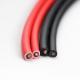 2 Core Flat / Round 8 Awg Solar Wire , 6mm2 Solar Cable Pantone Insulation Color