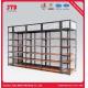 2400mm Black Metal And Wood Shelving Unit ODM 4 Layer Storage Rack