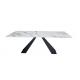 Luxury Marble Top Dining Table Set With Chairs Home Tableware Dining Table 6 Chairs