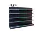 Customized Retail Display Wholesale Shelf Black Supermarket Shelves Goods Shelf