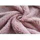 100 Polyester Cotton Feel 75D Fleece Blanket Fabric Knit Plain Dyed