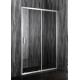 100X195CM Tempered Glass Sliding Shower Doors With Chromed Profile And Clear Glass