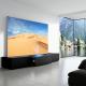 Black Telescopic TV Cabinet Smart UST Projector Furniture Customized